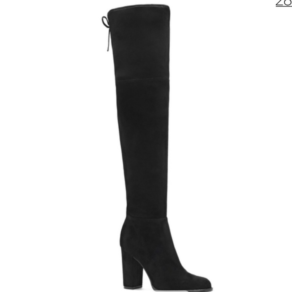 Vince Camuto Black Over-the-Knee Suede Boots